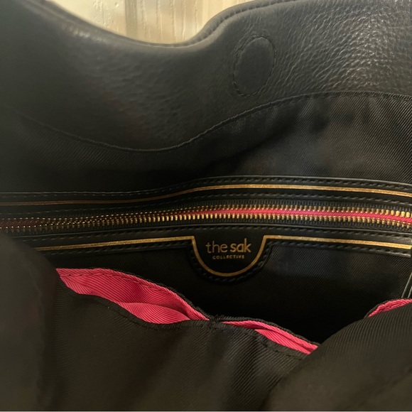 The SAK black leather bag🖤👜 NWOT; Tassel and magnetic closure - Picture 8 of 8